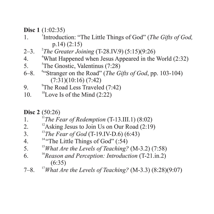 "The Little Things of God" [CD]