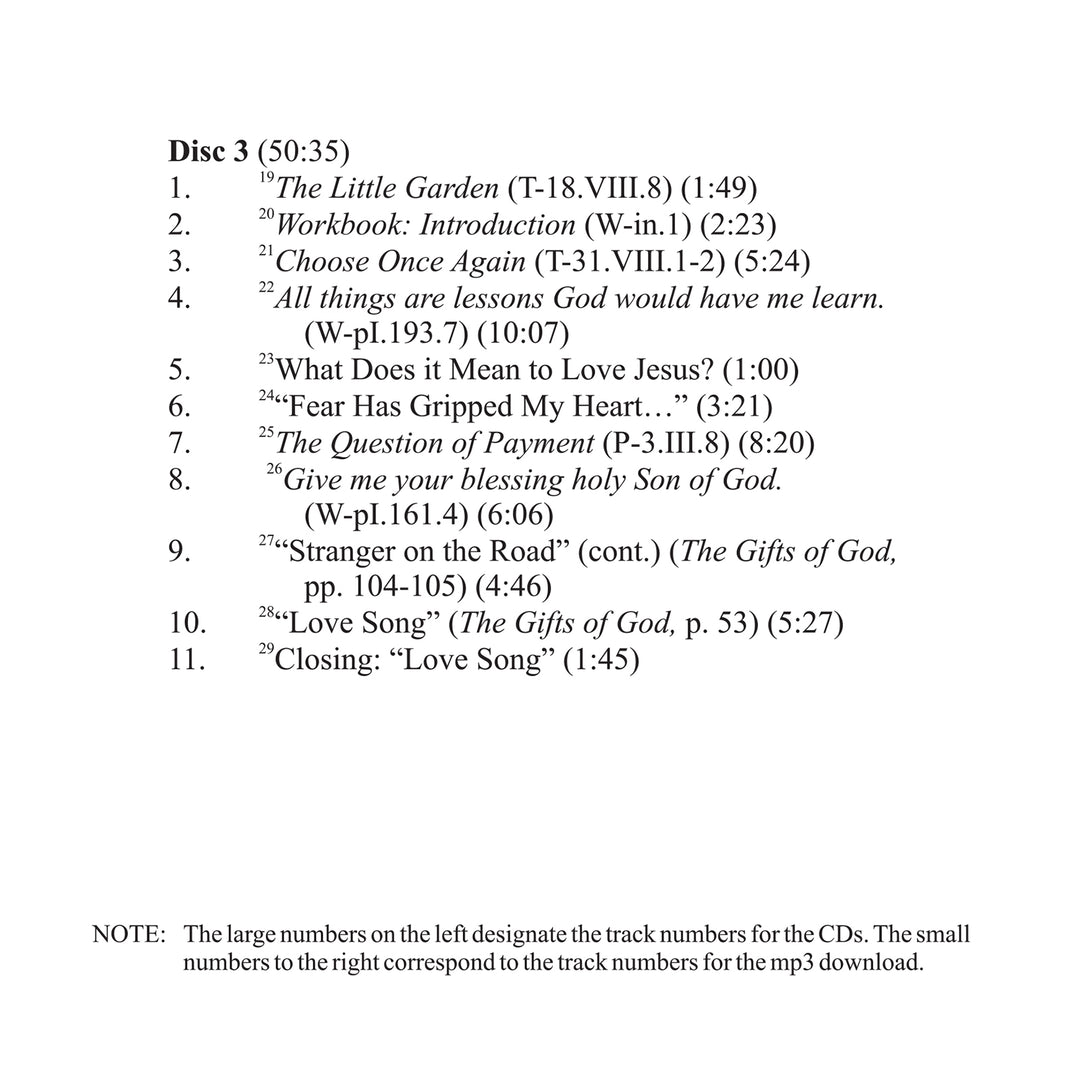 "The Little Things of God" [CD]