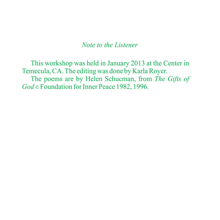 "The Little Things of God" [MP3]
