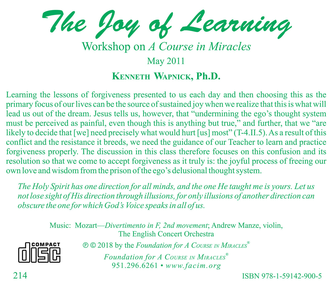 The Joy of Learning [CD]