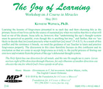The Joy of Learning [MP3]