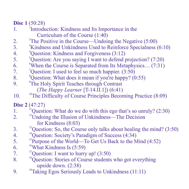 The Language of Kindness [CD]