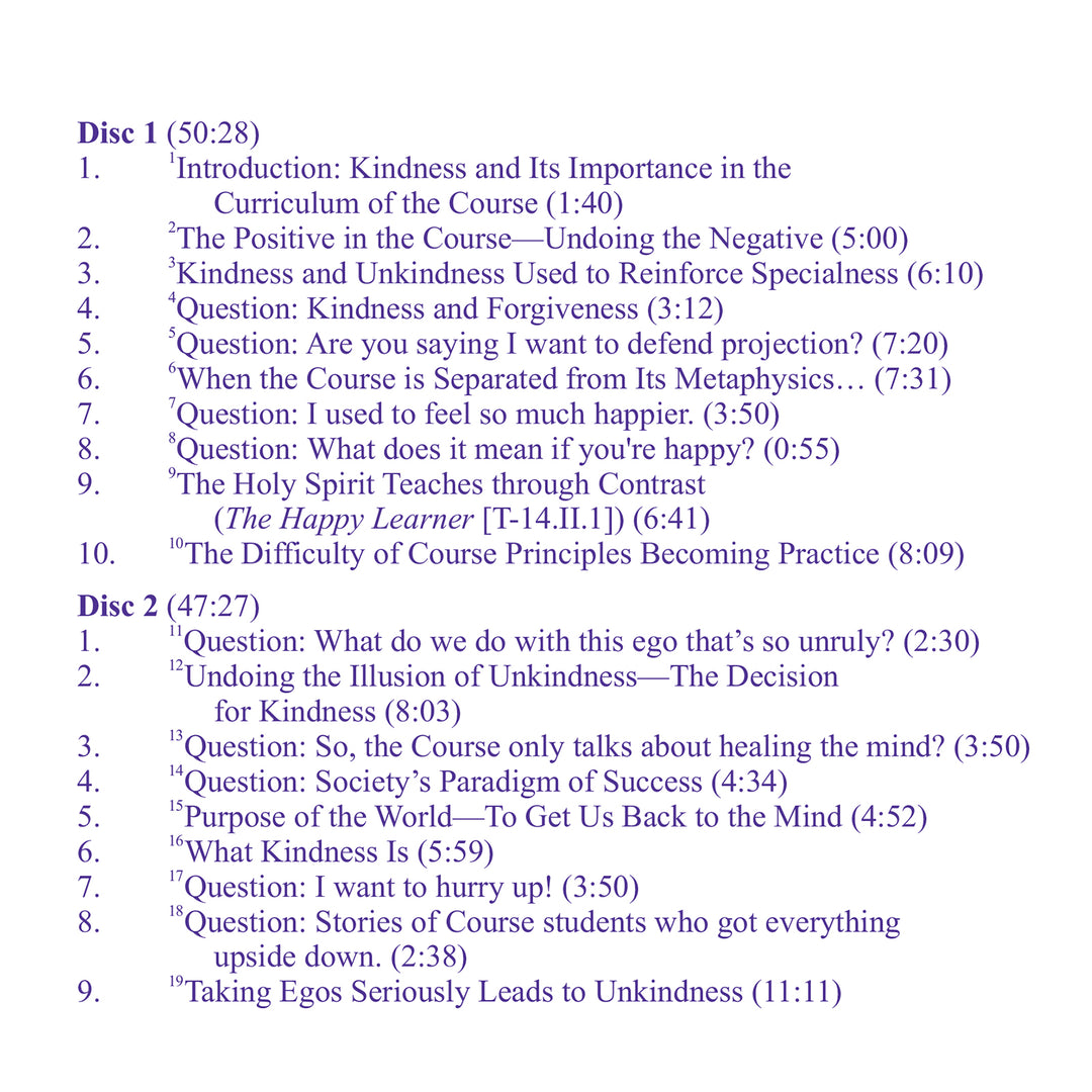 The Language of Kindness [MP3]