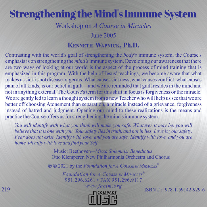 Strengthening the Mind&