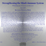 Strengthening the Mind's Immune System [CD]