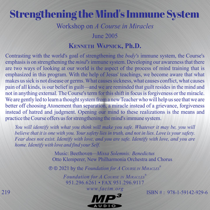 Strengthening the Mind&