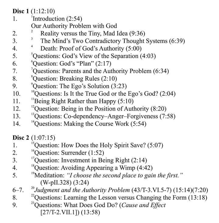 The Authority Problem [MP3]