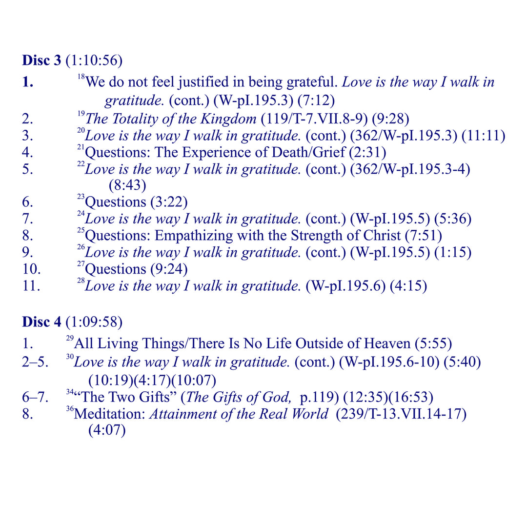 Our Gratitude to God [CD]