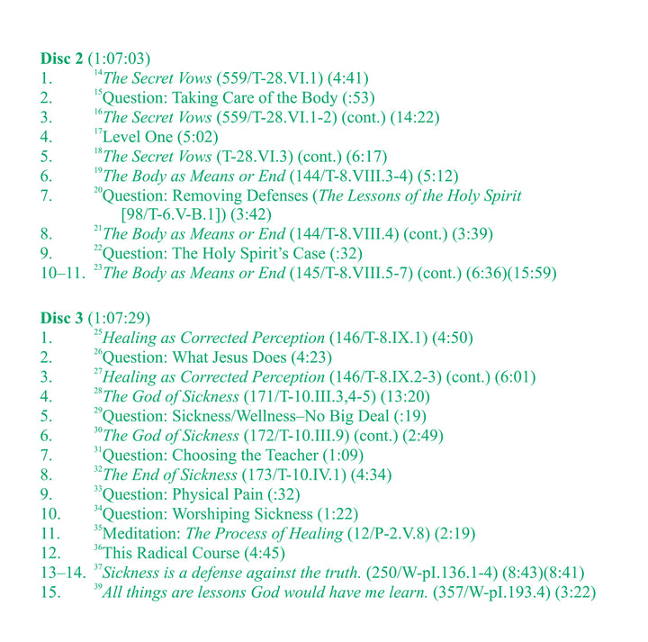 Sickness and Healing [MP3]