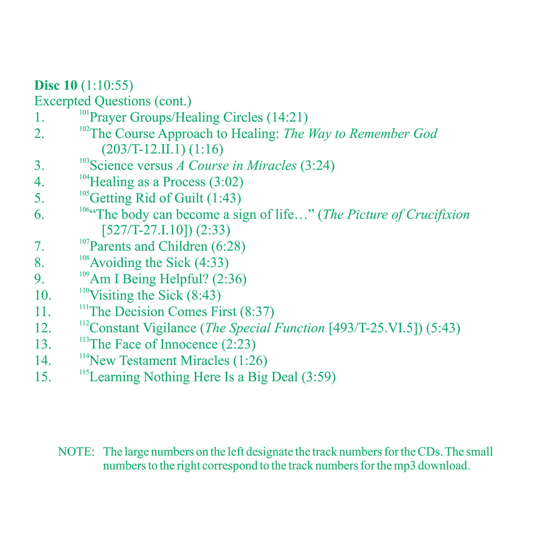 Sickness and Healing [MP3]