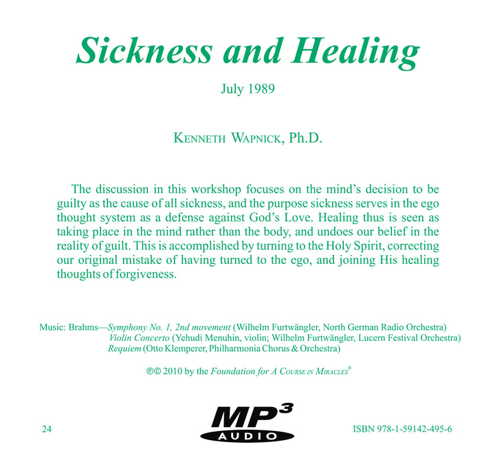 Sickness and Healing [MP3]