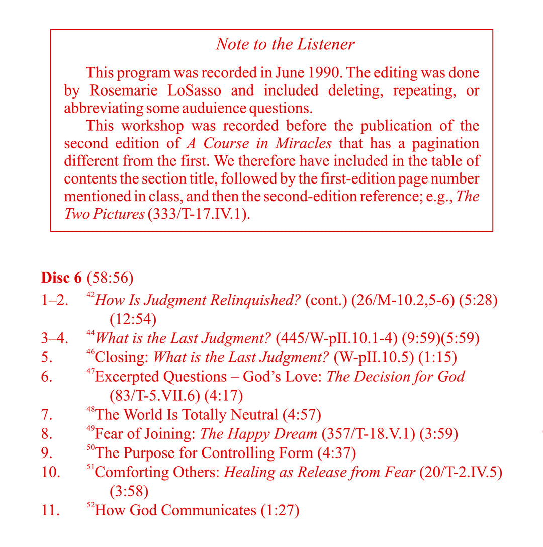 To Judge or Not to Judge [MP3]