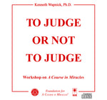 To Judge or Not to Judge [CD]