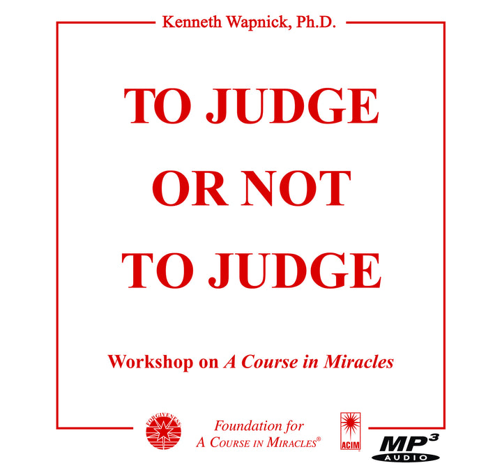 To Judge or Not to Judge [MP3]