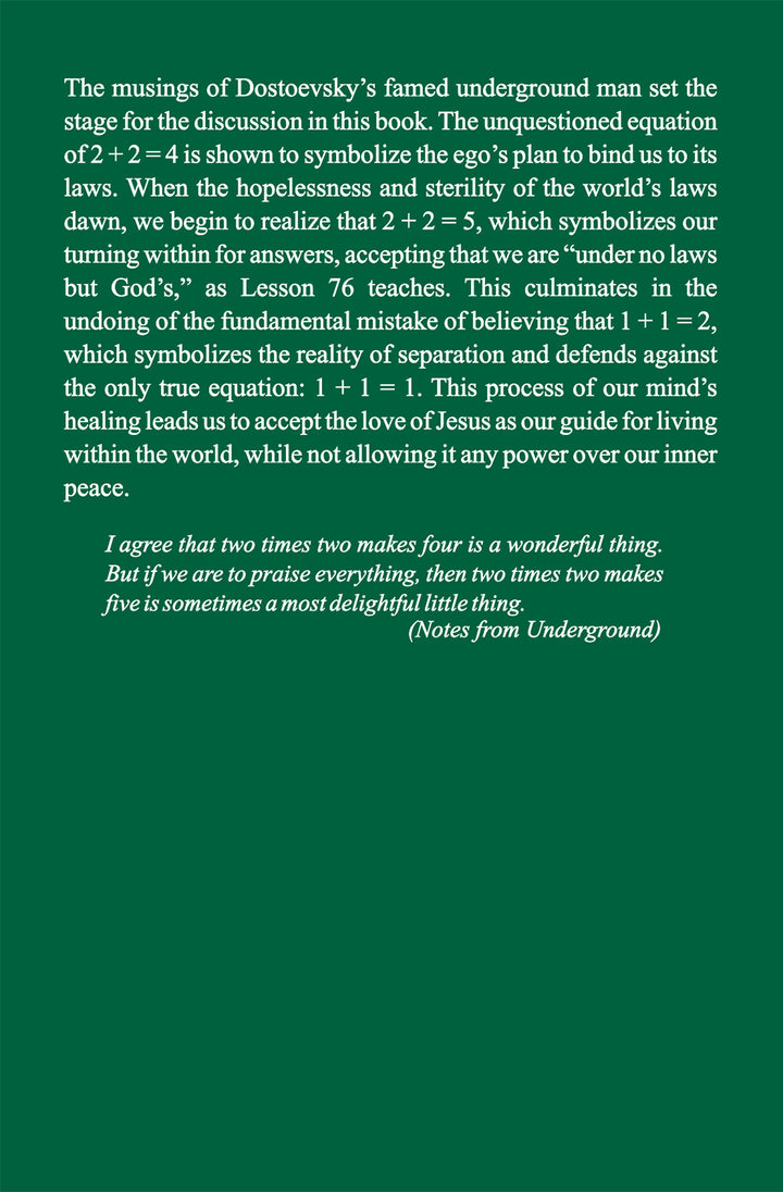 When 2 + 2 = 5: Reflecting Love in a Loveless World [BOOK]