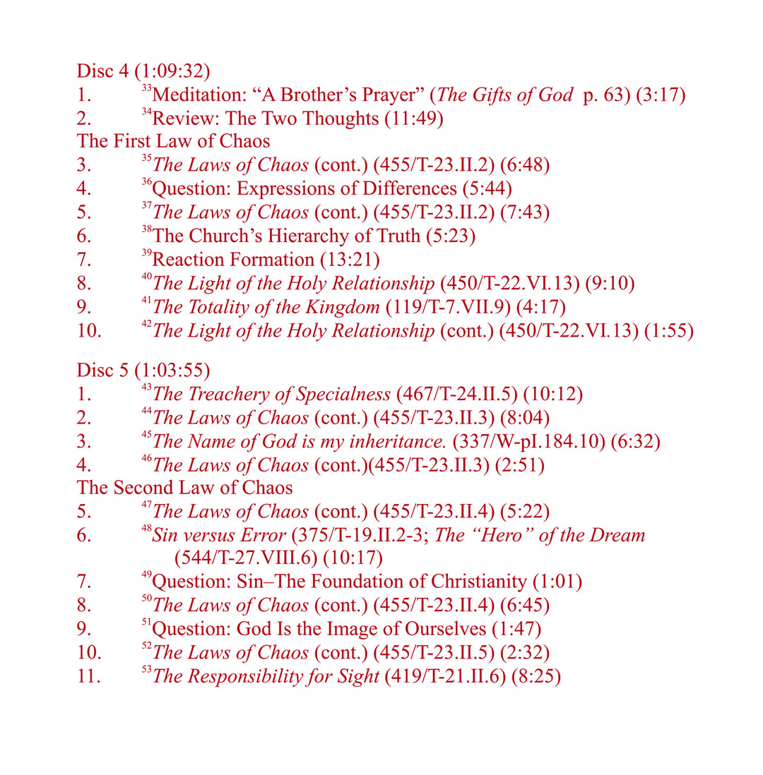 The Laws of Chaos [MP3]