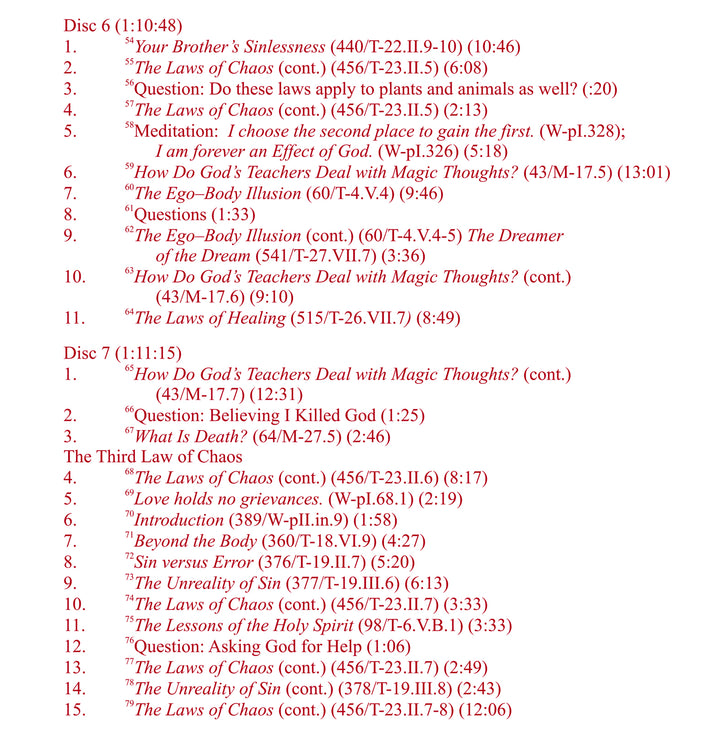 The Laws of Chaos [MP3]
