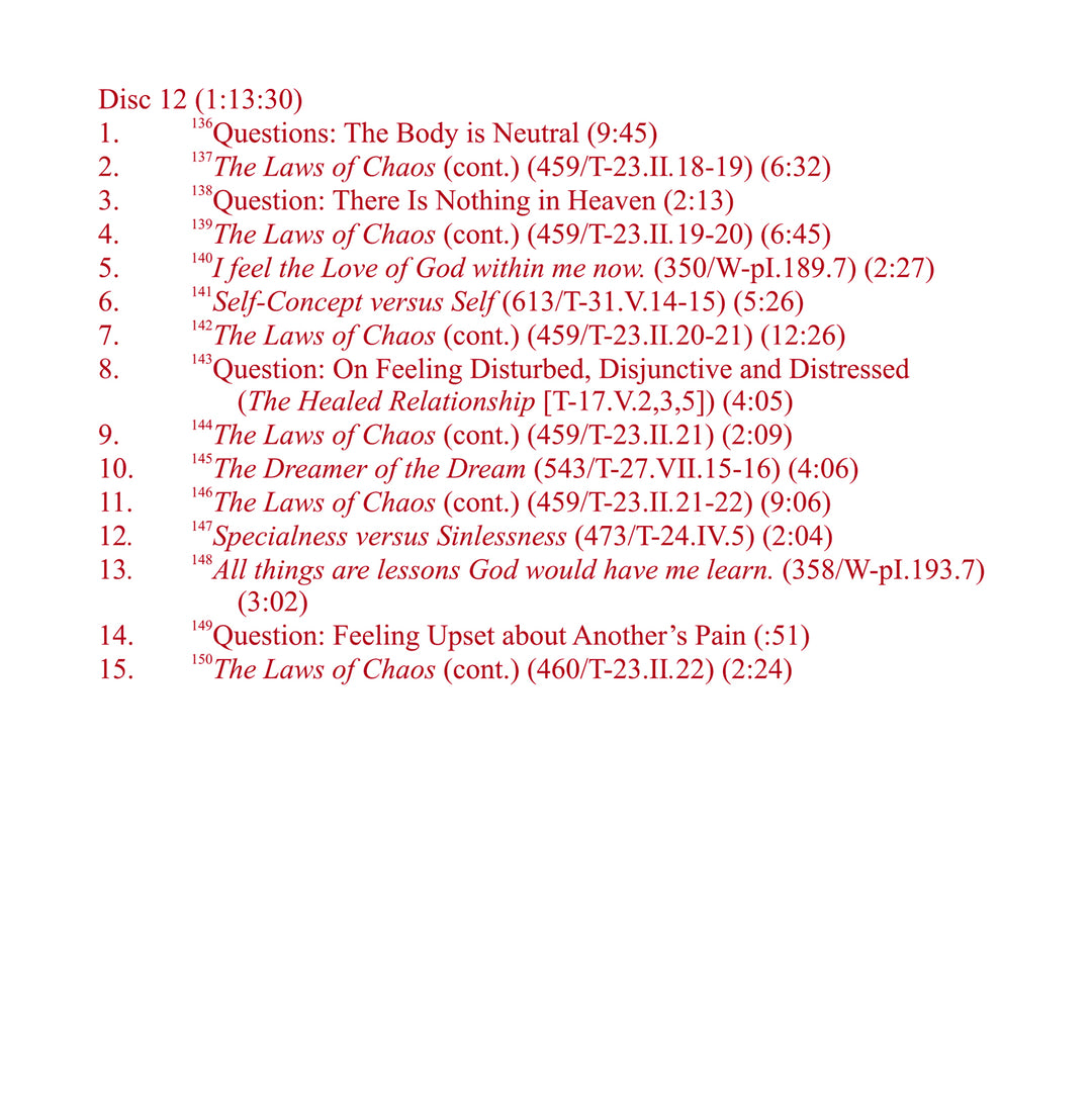 The Laws of Chaos [CD]