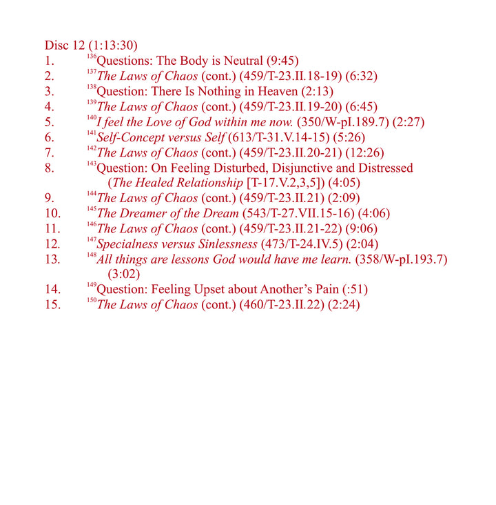 The Laws of Chaos [CD]