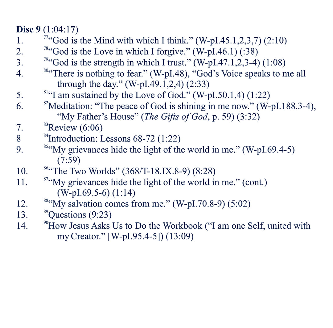 The Workbook of "A Course in Miracles": Its Place in the Curriculum - Theory and Practice [MP3]