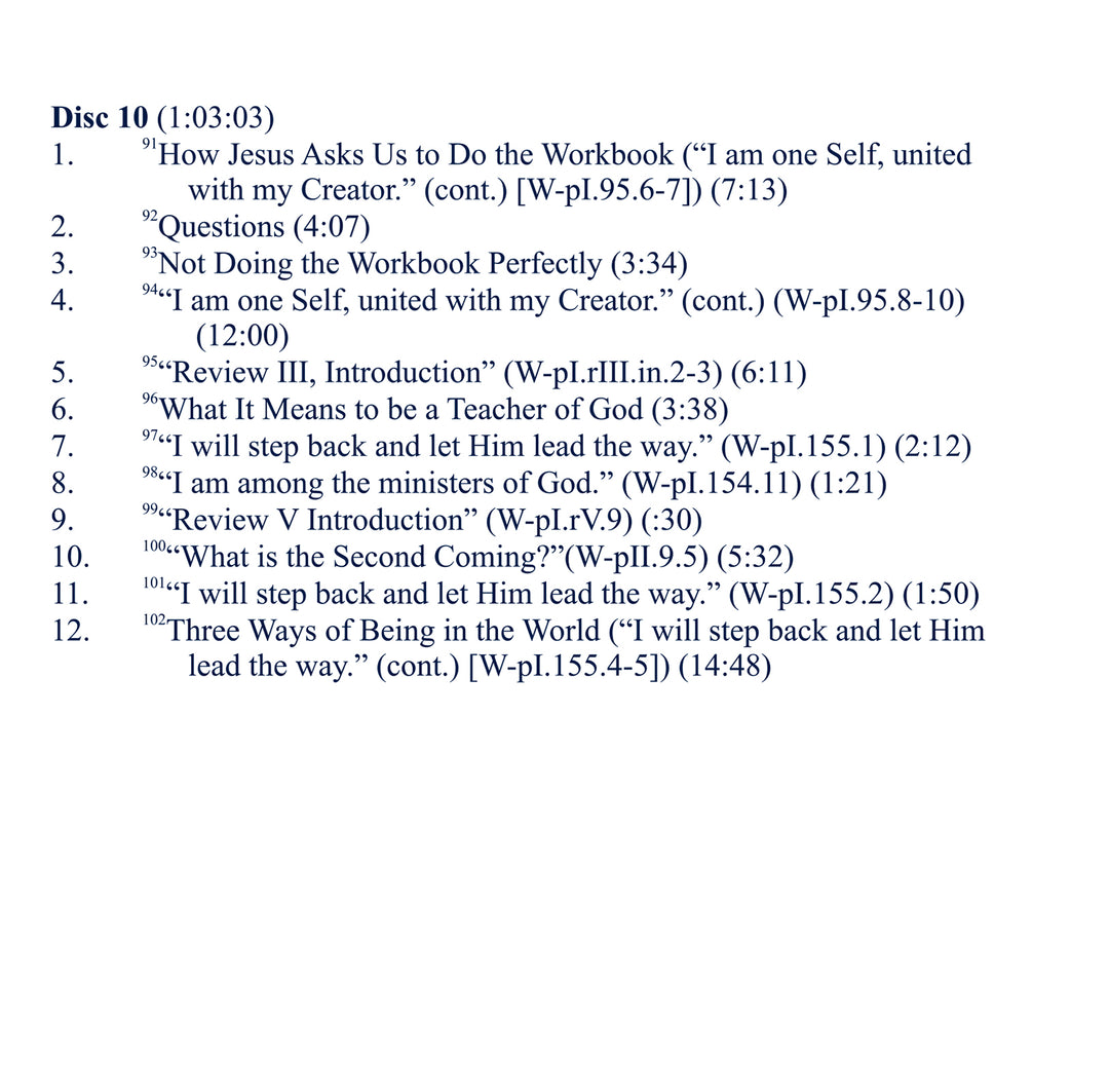 The Workbook of "A Course in Miracles": Its Place in the Curriculum - Theory and Practice [MP3]