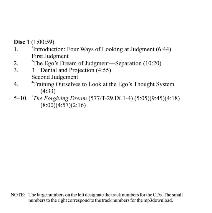 The Meaning of Judgment [CD]