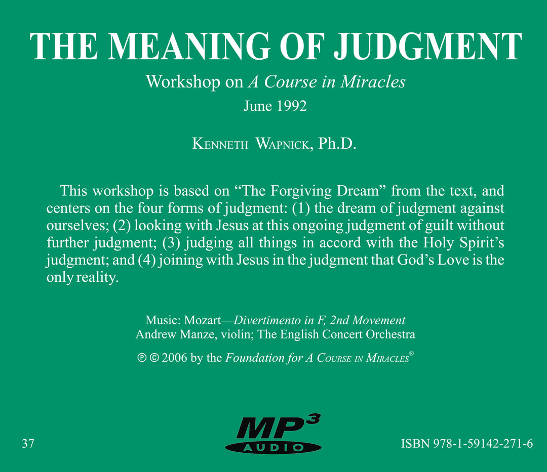 The Meaning of Judgment [MP3]