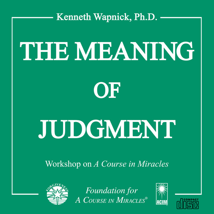The Meaning of Judgment [CD]