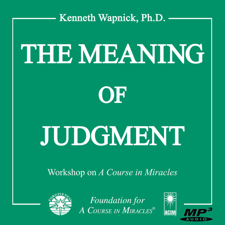 The Meaning of Judgment [MP3]
