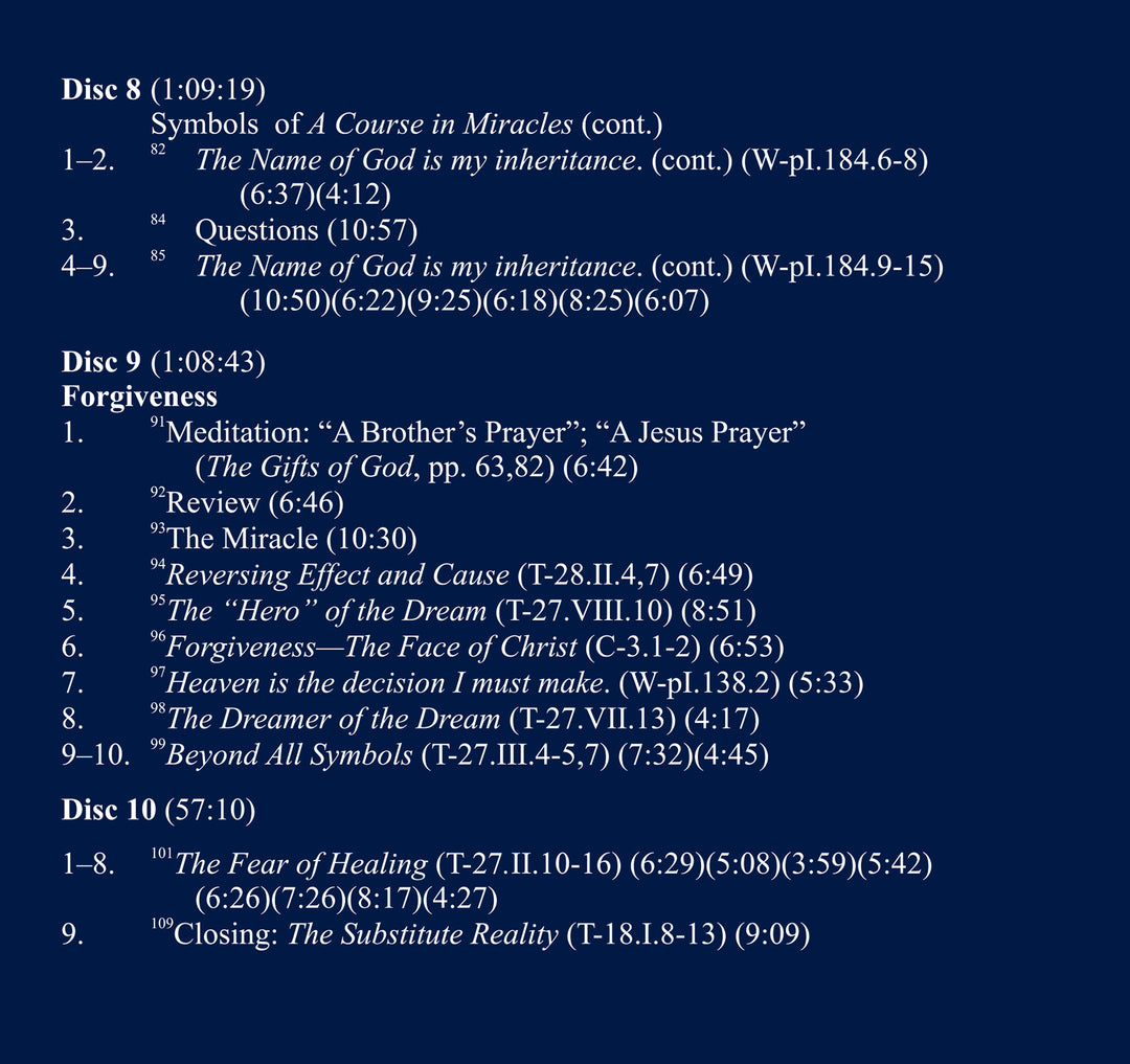 Duality as Metaphor in "A Course in Miracles" [CD]