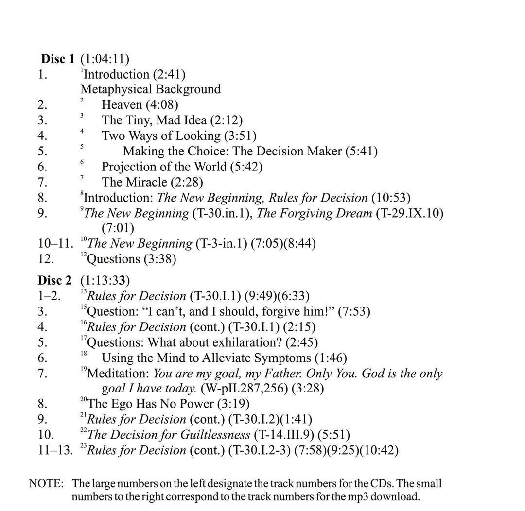 Rules for Decision [MP3]