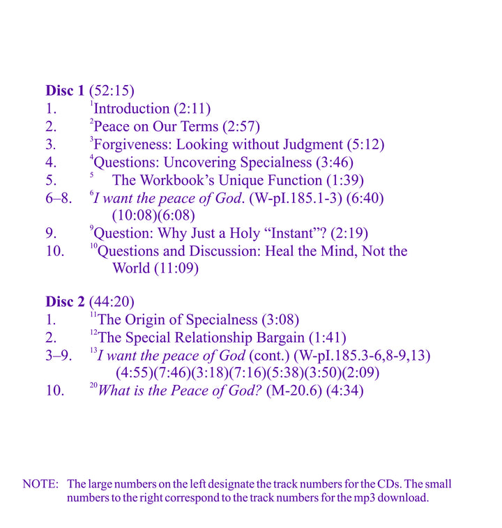 I Want the Peace of God [CD]