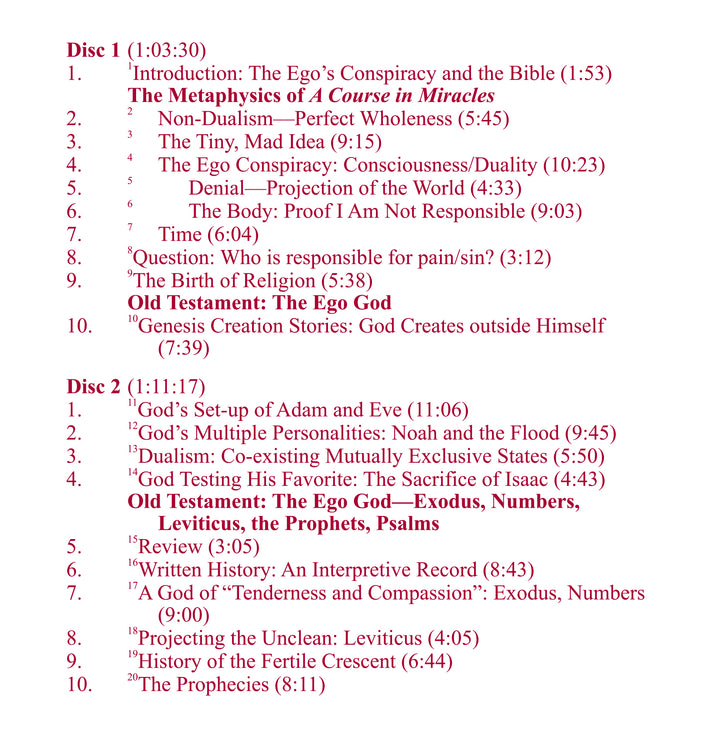 The Bible from the Perspective of "A Course in Miracles" [MP3]