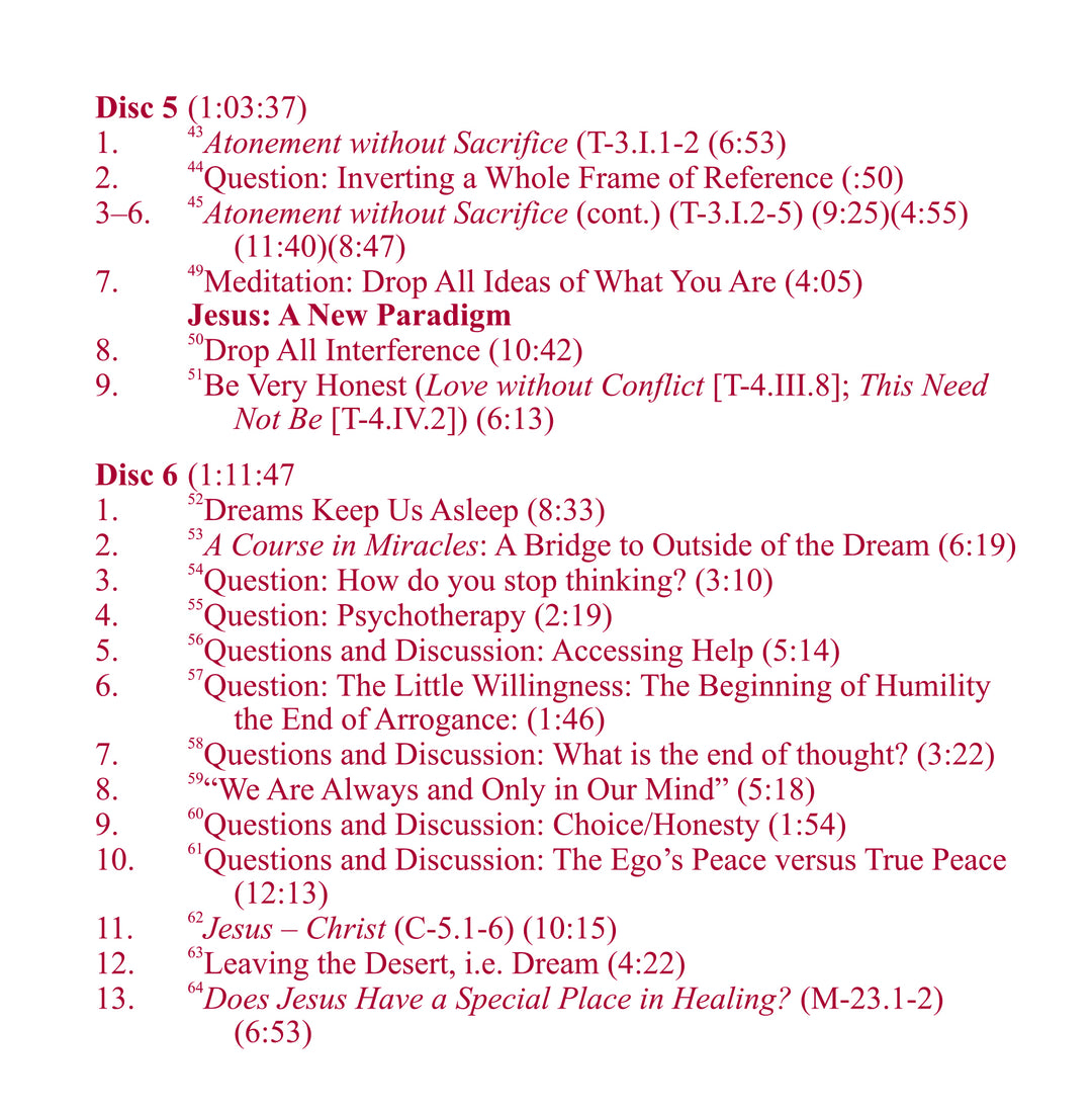 The Bible from the Perspective of "A Course in Miracles" [CD]