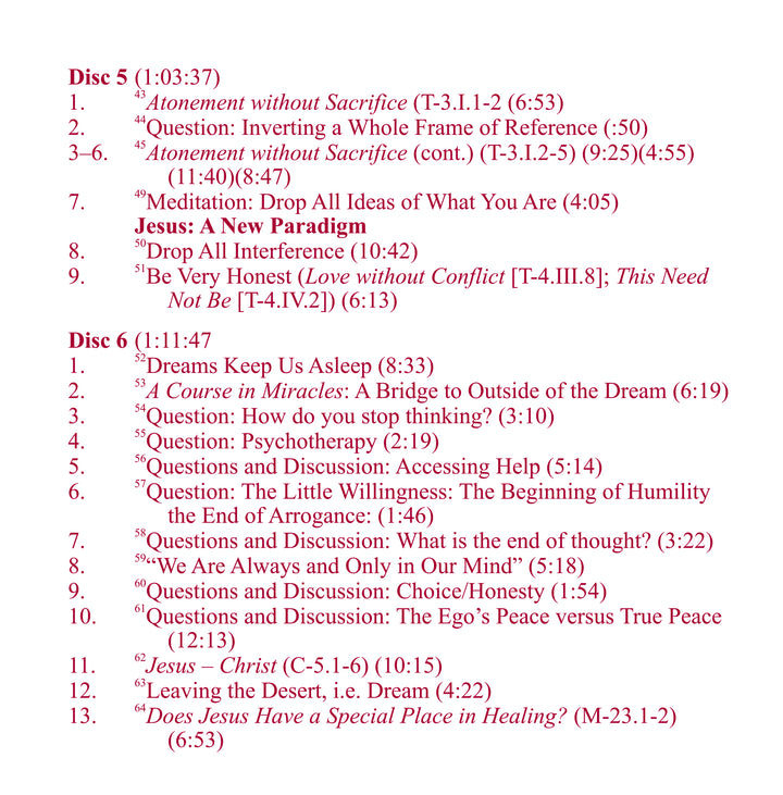 The Bible from the Perspective of "A Course in Miracles" [CD]