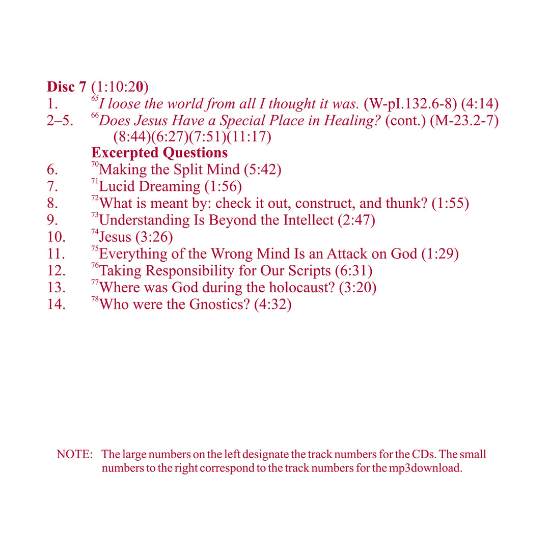 The Bible from the Perspective of "A Course in Miracles" [CD]