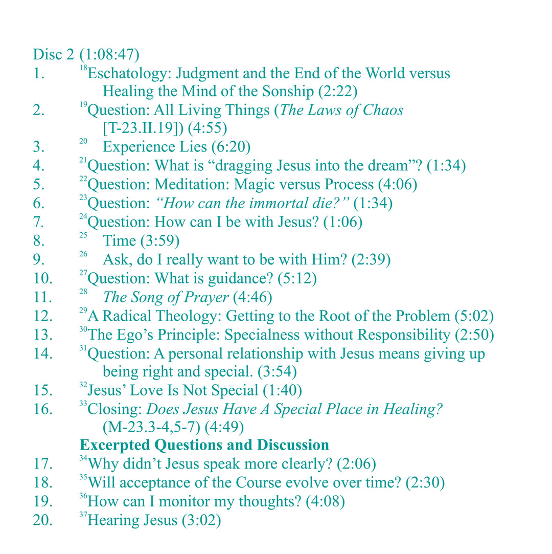 The Theology of "A Course in Miracles" [MP3]