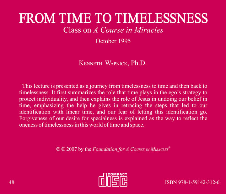 From Time to Timelessness [CD]