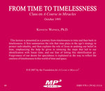 From Time to Timelessness [MP3]