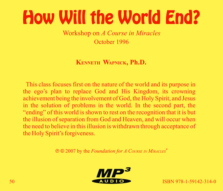 How Will the World End? [MP3]