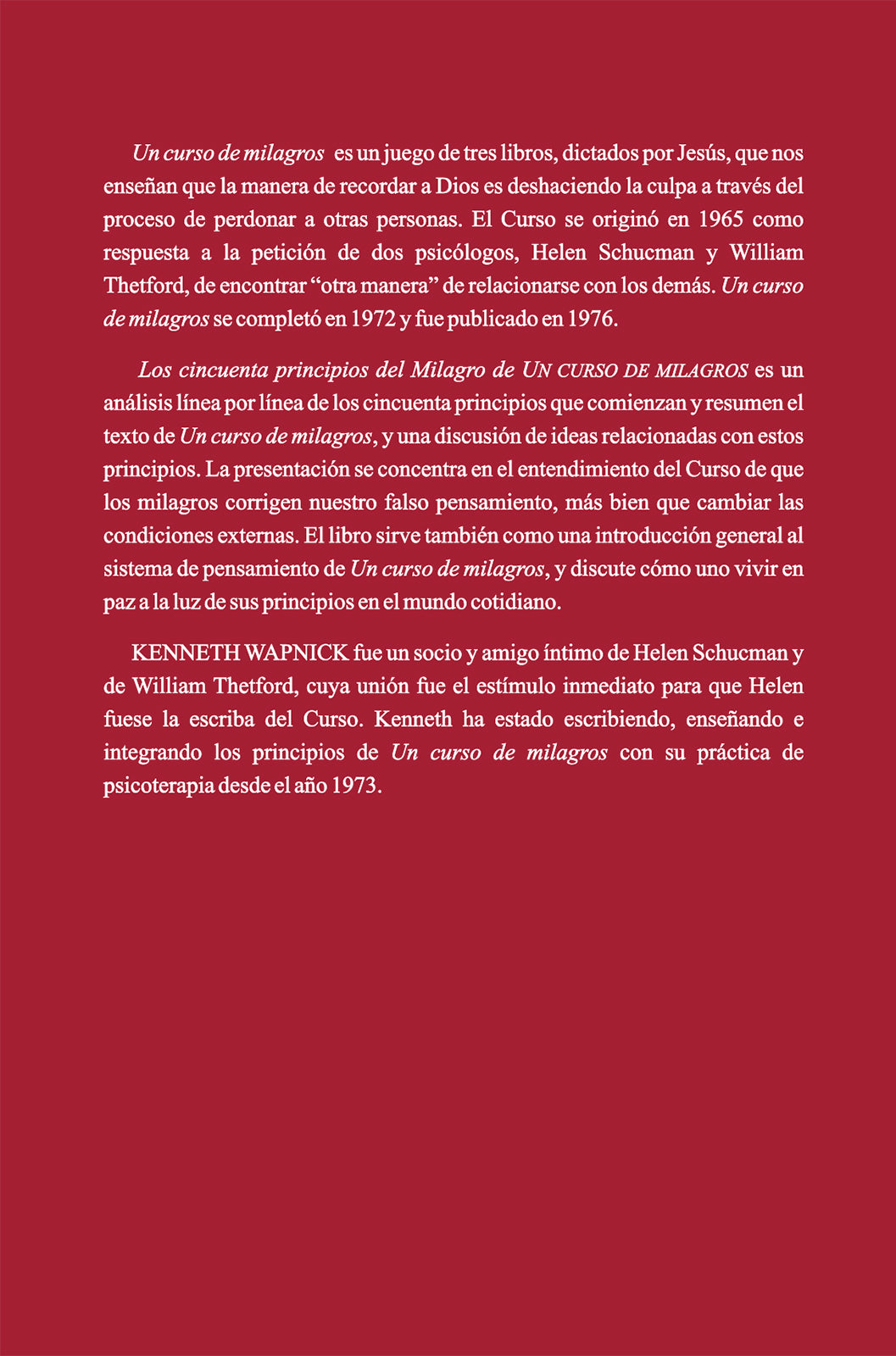 Los cincuenta principios del milagro de "Un curso en milagros" [ES BOOK]