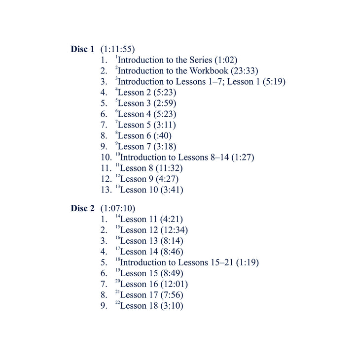 The Workbook Lessons of "A Course in Miracles": The Study and Practice of the 365 Lessons [MP3]