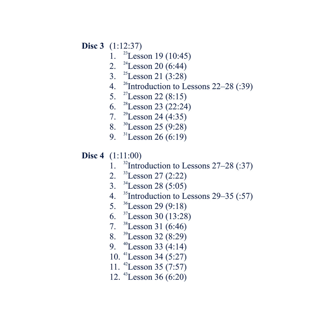 The Workbook Lessons of "A Course in Miracles": The Study and Practice of the 365 Lessons [MP3]