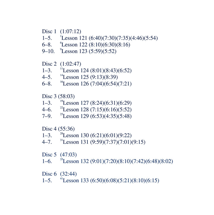 The Workbook Lessons of "A Course in Miracles": The Study and Practice of the 365 Lessons [MP3]