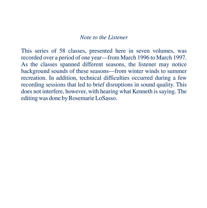 The Workbook Lessons of "A Course in Miracles": The Study and Practice of the 365 Lessons [MP3]