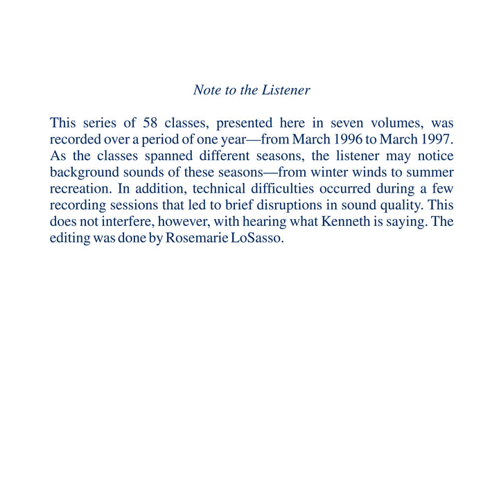 The Workbook Lessons of "A Course in Miracles": The Study and Practice of the 365 Lessons [CD]