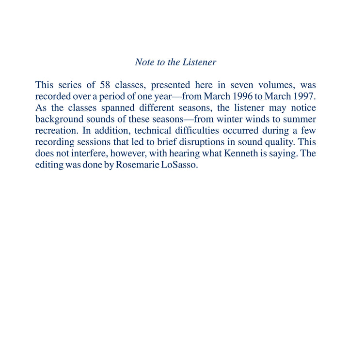 The Workbook Lessons of "A Course in Miracles": The Study and Practice of the 365 Lessons [CD]