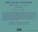 The Quiet Answer: Asking the Holy Spirit [CD]