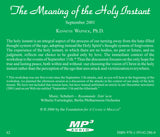 The Meaning of the Holy Instant [MP3]