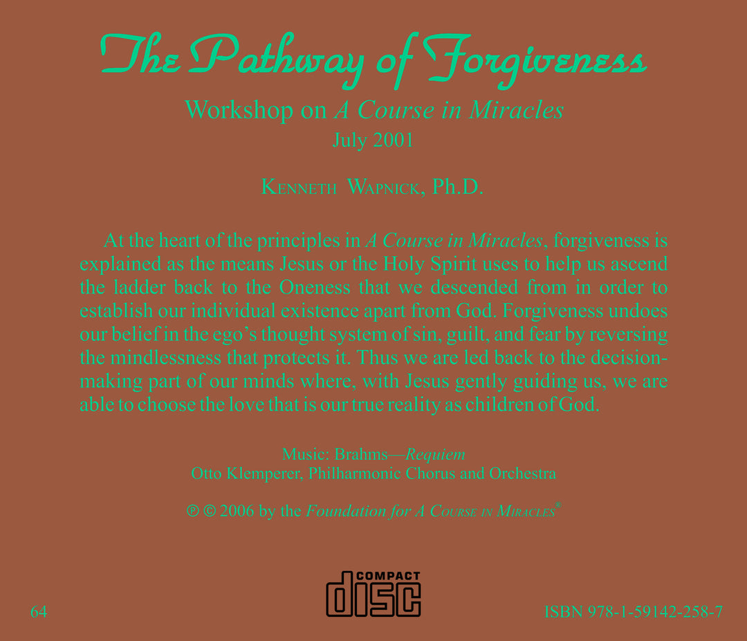 The Pathway of Forgiveness [CD]
